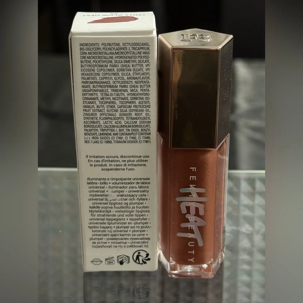 Fenty Beauty Gloss Bomb Heat Universal Lip Luminizer in Shade 01 Fenty Glow